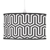 Egyptian Black And White Pattern Decorative Pendant Lamp (Back)