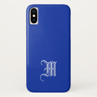 EGYPTIAN BLUE Solid Background iPhone X Case