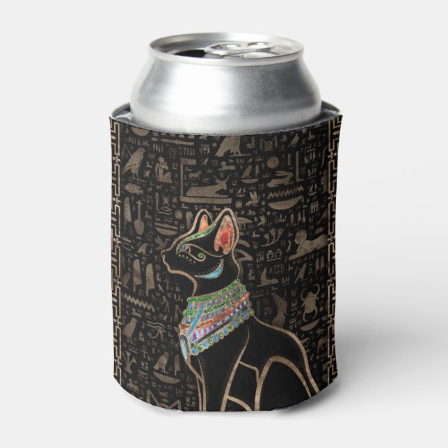 Egyptian Cat - Bastet Can Cooler (Can Front)