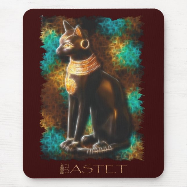 Egyptian Cat Bastet Mousepad (Front)