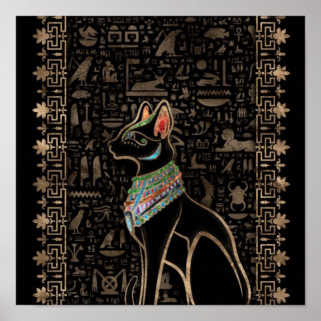 Egyptian Cat - Bastet Poster (Front)