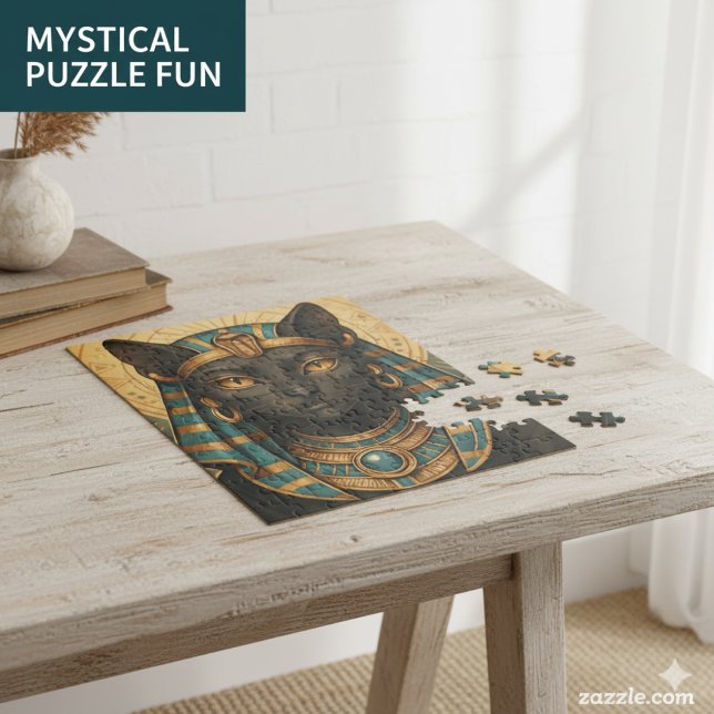 Egyptian Cat Goddess | Bastet Golden Puzzle (Creator Uploaded)