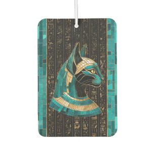 Egyptian Cat Goddess Bastet -Mosaic Art Air Freshener