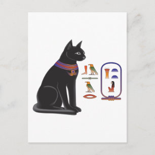 Egyptian Cat Goddess Bastet Postcard