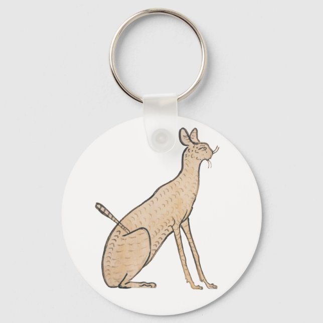 Egyptian Cat Keychain (Front)