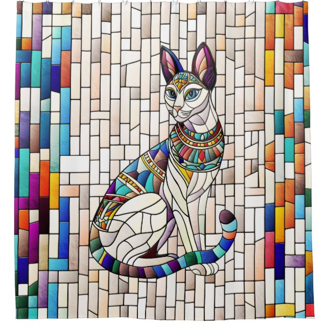 Egyptian Cat -Mosaic Art (Front)