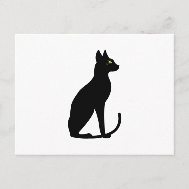 Egyptian Cat Postcard (Front)