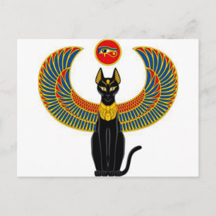 Egyptian Cat Postcard