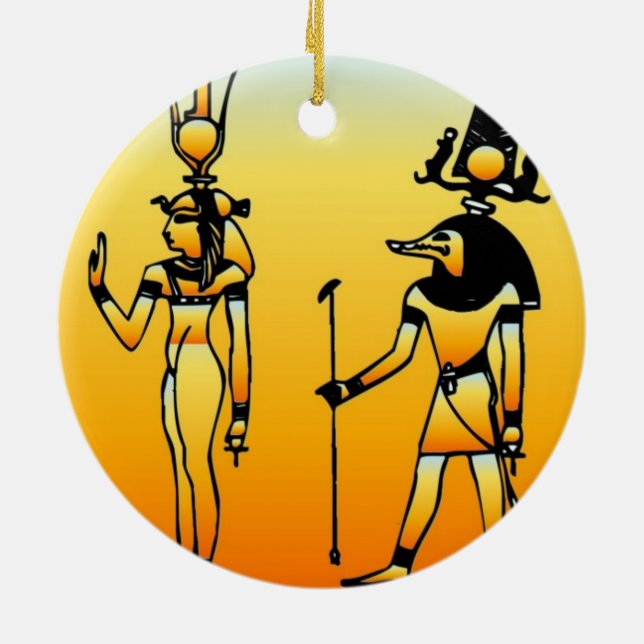 Egyptian Ceramic Ornament (Back)