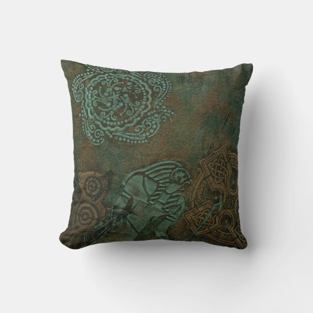 egyptian collage pillow (Front)