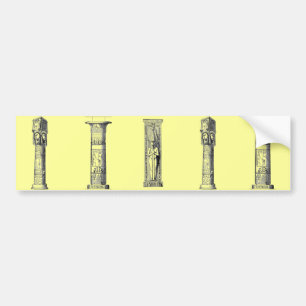 Egyptian Column Bumper Sticker