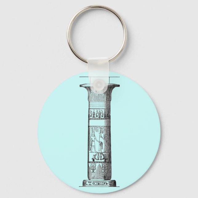 Egyptian Column Keychain (Front)