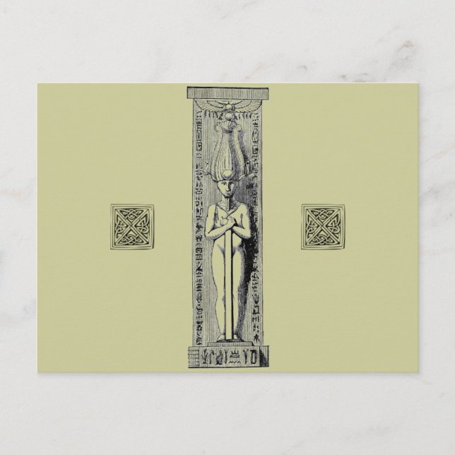 Egyptian Column Postcard (Front)