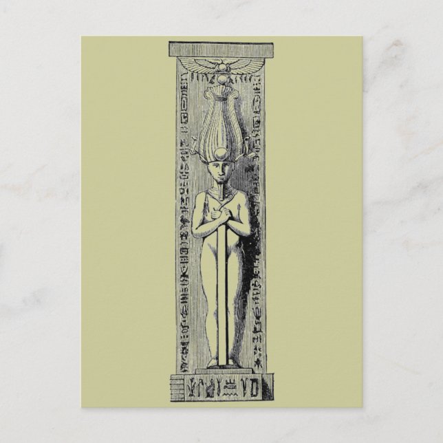 Egyptian Column Postcard (Front)