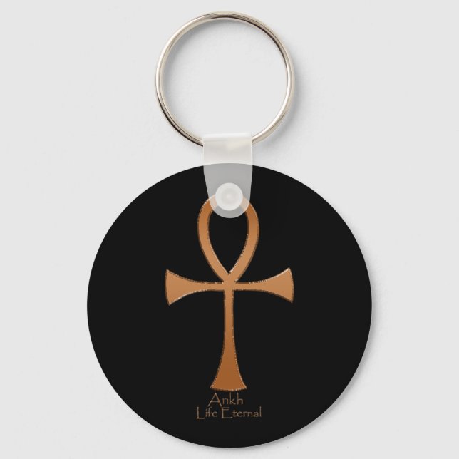 Egyptian Copper ANKH Keychain (Front)