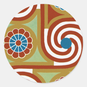 Egyptian Design #4 at Emporio Moffa Classic Round Sticker