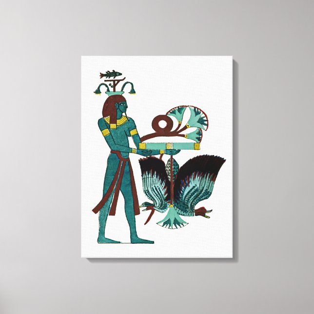 Egyptian Design #5 at Emporio Moffa Canvas Print (Front)