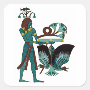 Egyptian Design #5 at Emporio Moffa Square Sticker
