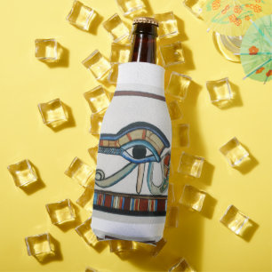 Egyptian Eye of Horus Art Print Bottle Cooler