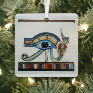 Egyptian Eye of Horus Ceramic Square Ornament