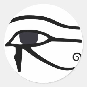 EGYPTIAN EYE OF HORUS CLASSIC ROUND STICKER