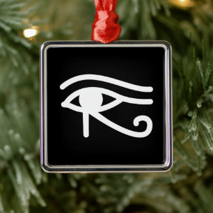 Egyptian Eye of Horus Symbol Metal Ornament