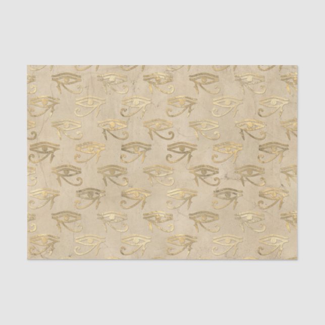 Egyptian Eye of Horus Vintage  Tissue Paper (Front)