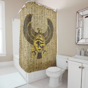 Egyptian Eye of Horus - Wadjet Gold and Wood