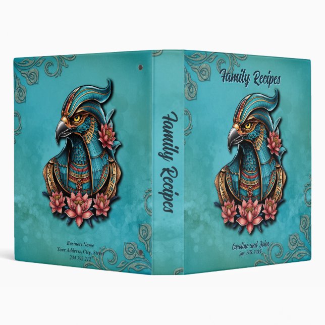 Egyptian Falcon God.  Binder (Background)