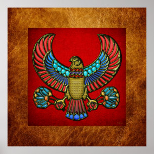 Egyptian Falcon Poster