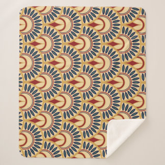 Egyptian Fish Scales: Seamless Motif. Sherpa Blanket