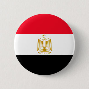 Egyptian Flag 2 Inch Round Button