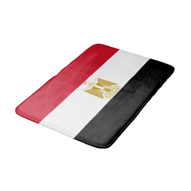 Egyptian flag bath mat (Angled)