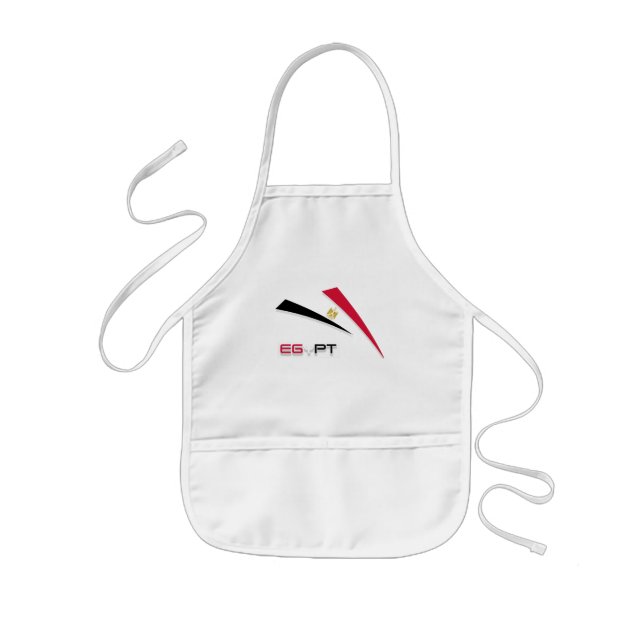 Egyptian flag kids apron (Front)