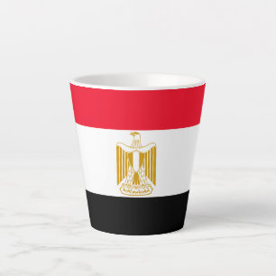 Egyptian Flag Latte Mug