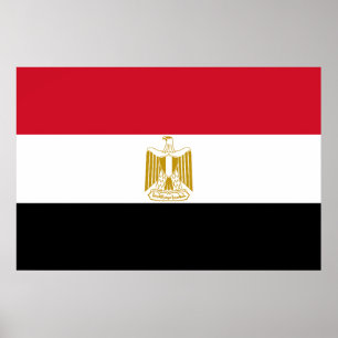 Egyptian flag poster