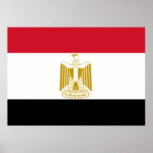 Egyptian flag poster