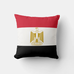 Egyptian flag throw pillow