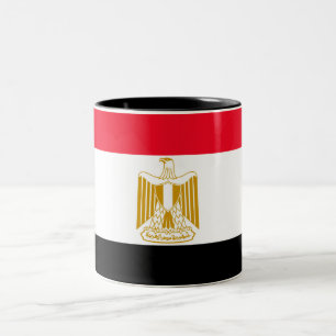 Egyptian Flag Two-Tone Coffee Mug