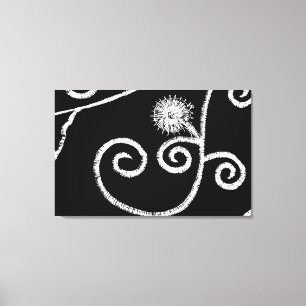 Egyptian Floral Design Canvas Print