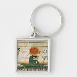 Egyptian funerary papyrus keychain