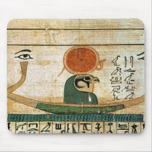 Egyptian funerary papyrus mouse pad