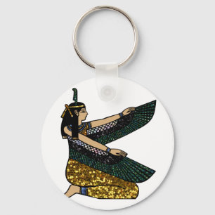 egyptian goddess keychain