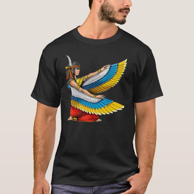Egyptian Goddess Maat T-Shirt (Front)