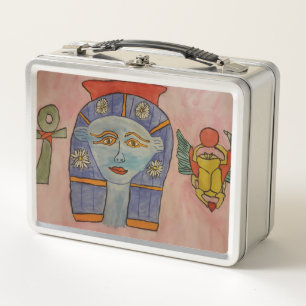Egyptian Goddess Metal Lunch Box