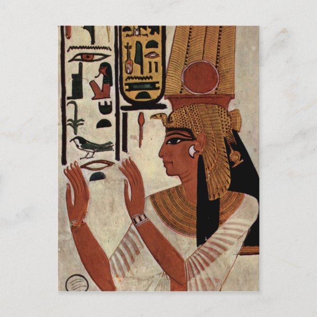 Egyptian Goddess Nefertari Postcard (Front)