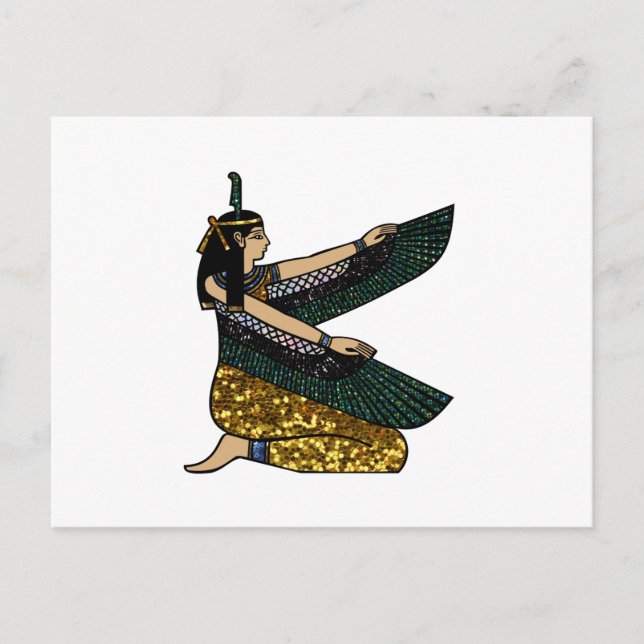 egyptian goddess postcard (Front)