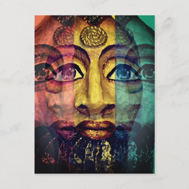 Egyptian Goddess Warrior Postcard (Front)