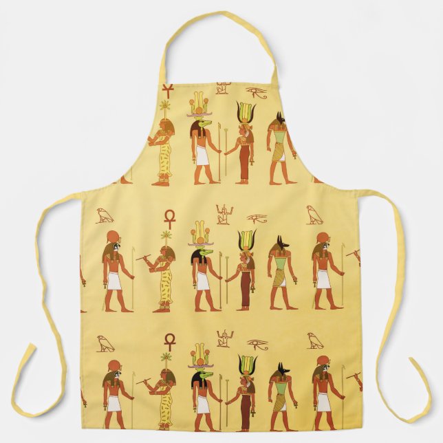 Egyptian Gods And Goddesses Apron (Front)
