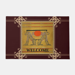 Egyptian Gods Door Mat